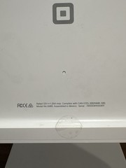 Square Stand POS Terminal Base & Dock Kit (Model S089) – White Countertop Mount