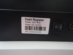 Perfiware HS71-81B – All in One Electronic Cash Registers w/ Clear Dual Display