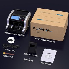 Money Counter Machine with Value Counting, Support Dollar and Euro, UV, MG, M…
