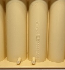 Coin Change Bank Sorter Holder MMF Industries 221-4777 VTG Hard Plastic Made USA
