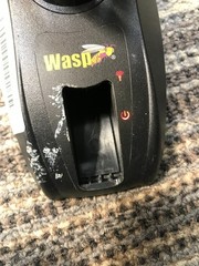 WASP WWS-800 Wireless Barcode Scanner w/ Base, USB/Charging Cable, BATTERY