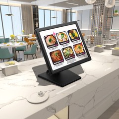 15″ Touch Screen LCD Display Monitor, Touch Screen Cash Register with POS Stand