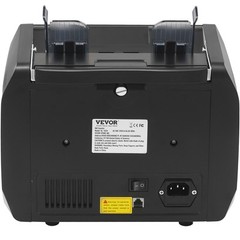 VEVOR Money Counter Machine USD & EUR Bill Counter w/UV MG Counterfeit Detection