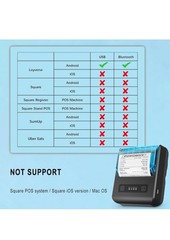 ETPrin POS Receipt Printer 80mm Mobile Mini Thermal Printer for Android