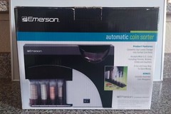 Emerson 4-Barrel Automatic Coin Sorter – Black
