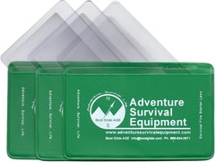 Lightweight Credit Card Fresnel Lenses – 3 Pack Fire Starter & Magnifier