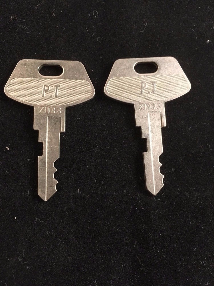 TEC CASH REGISTER, PT KEY, #ZD33, SET OF 2