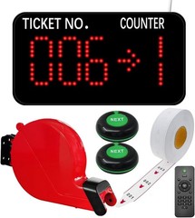 Number Calling System Take a Number System LED Queue Display Show Tickets Number