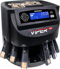 Viper V395 Coin Counter, Sorter, and Wrapper, Sorts All US Coins Including Half