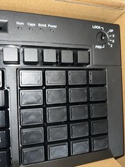 New 67-Keys POS Keyboard S67B-MU-0017 With Card Reader. New & Free Shipping