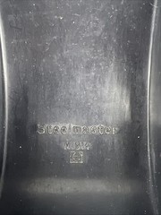 Steel Master M1914 Lock Box Cash Portable 10x5x3 No Key Gray Metal