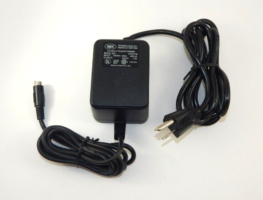 APX AP3217M 120V Verifone 250 Credit Card Printer Power Adapter