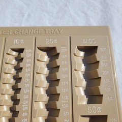 PM Company Coin Counter Change Tray 9.75” X 7.5” Vintage Tray Only