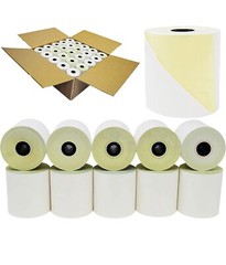 (32) 3″ x 95′ 2-PLY CARBONLESS POS RECEIPT PAPER ROLLS ~FAST FREE SHIPPING~