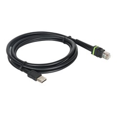 New Zebra Motorola DS3608 Cable CBA-U46-S07ZAR Shielded USB Series A Connector