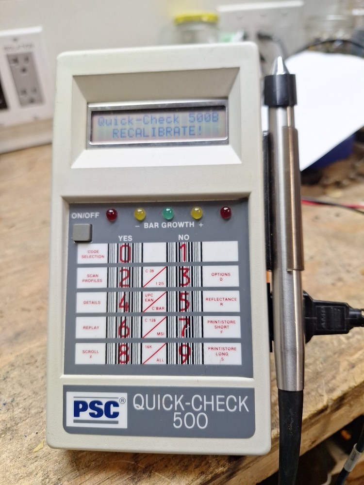PSC Quick-Check 500 Scanner