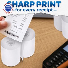 Adding Machine Tape 2 14 x 85 ft Rolls Compatible with Most Printing 3-Pack