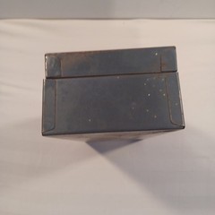 Asco Vintage Lock Box Moldmaster Cash Till Portable 10x5x3 NO KEY Gray Metal