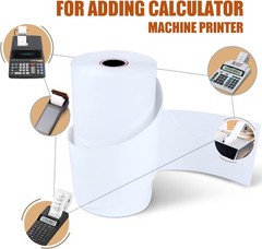 12 Rolls 2 1/4″ x 150′ Thermal Paper Adding Machine/Calculator POS Receipt p…