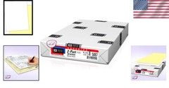 8.5×11 NCR Paper Pack – 2-Part Reverse, 500 Sheets