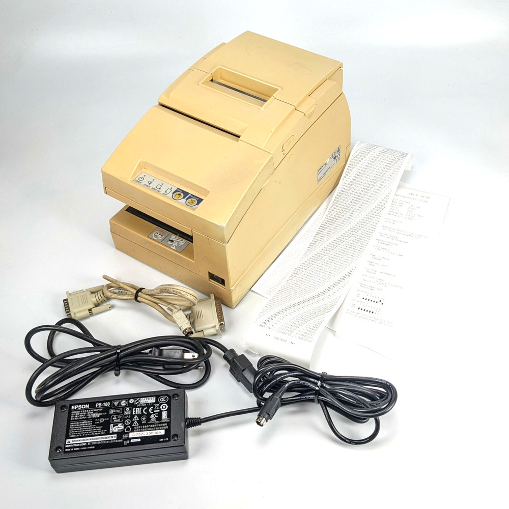 Epson TM-H6000ii Thermal Receipt Printer – Has Damaged Front Cover – TESTED – 4