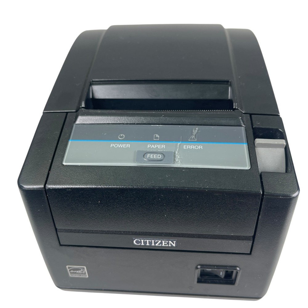 Citizen CT-S601 Direct 3″ Thermal POS Printer Type II Ethernet Black & Cable