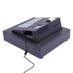 Thermal Printing Electronic Cash Register with Cash Drawer RS232 USB-port Black
