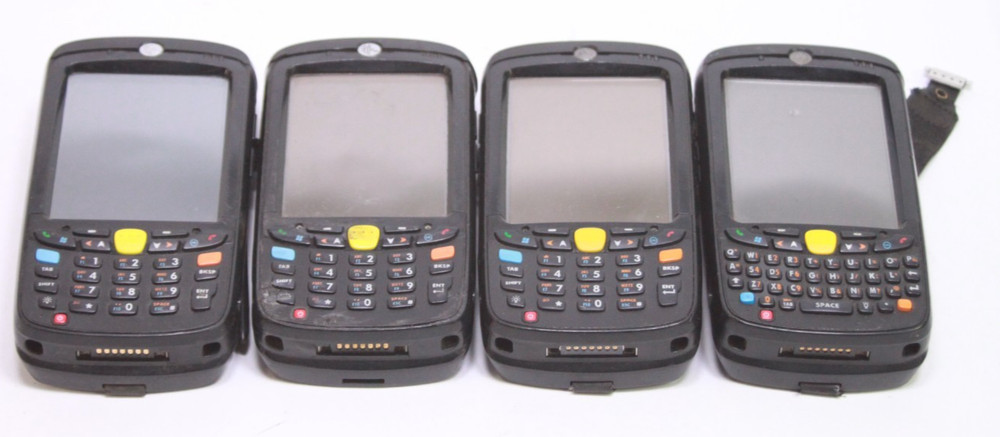 Lot of 4 Motorola MC55A0 1D/2D PDA MC55A Barcode Scanners UNTESTED