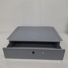Gray Unbranded Heavy Duty Under-Counter Mount Cash Drawer (no key no tray)