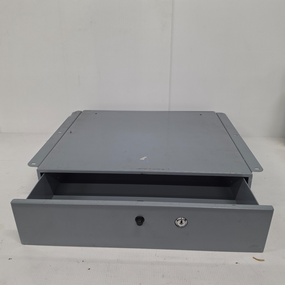 LOCKED Unbranded Heavy Duty Under-Counter Mount Cash Drawer (no key no tray)
