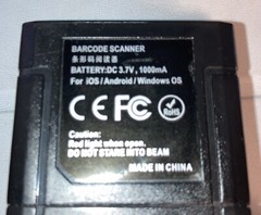 Eyoyo Laser Barcode Scanner Reader for iOS, Android, Windows OS Used Works