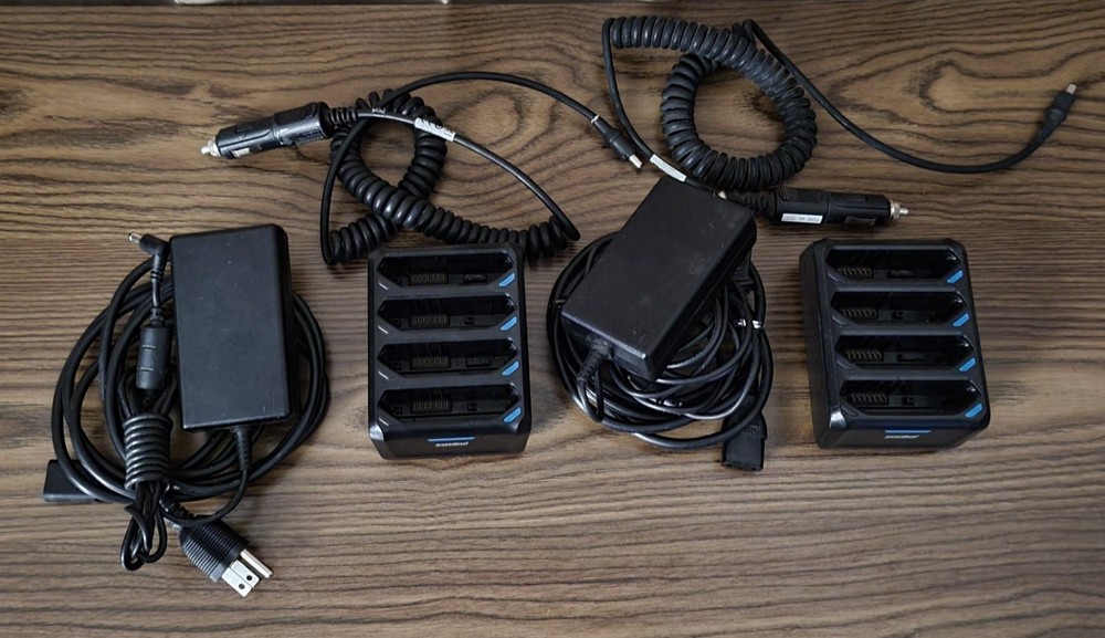 Zebra BT-000318 battery 4 Slot Charger