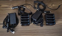 Zebra BT-000318 battery 4 Slot Charger