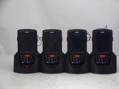 Janam XM66W-1NAFBR00 Mobile Computers 4ea. /w CKT-P4-002U 4-Slot Charger Combo