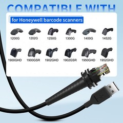 2*2M USB to RJ45 Scanner Straight Cable For Honeywell 1900G-SR 1902G-HD 1902G-SR