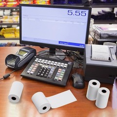 Thermal Paper Rolls 2 1/4″ x 50′ POS Cash Register Receipt Paper 10 Rolls