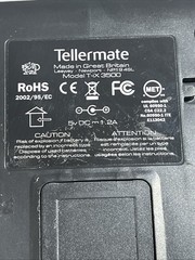Tellermate T-iX 3500 Currency Money Counting Machine WITHOUT POWER CHORDS READ