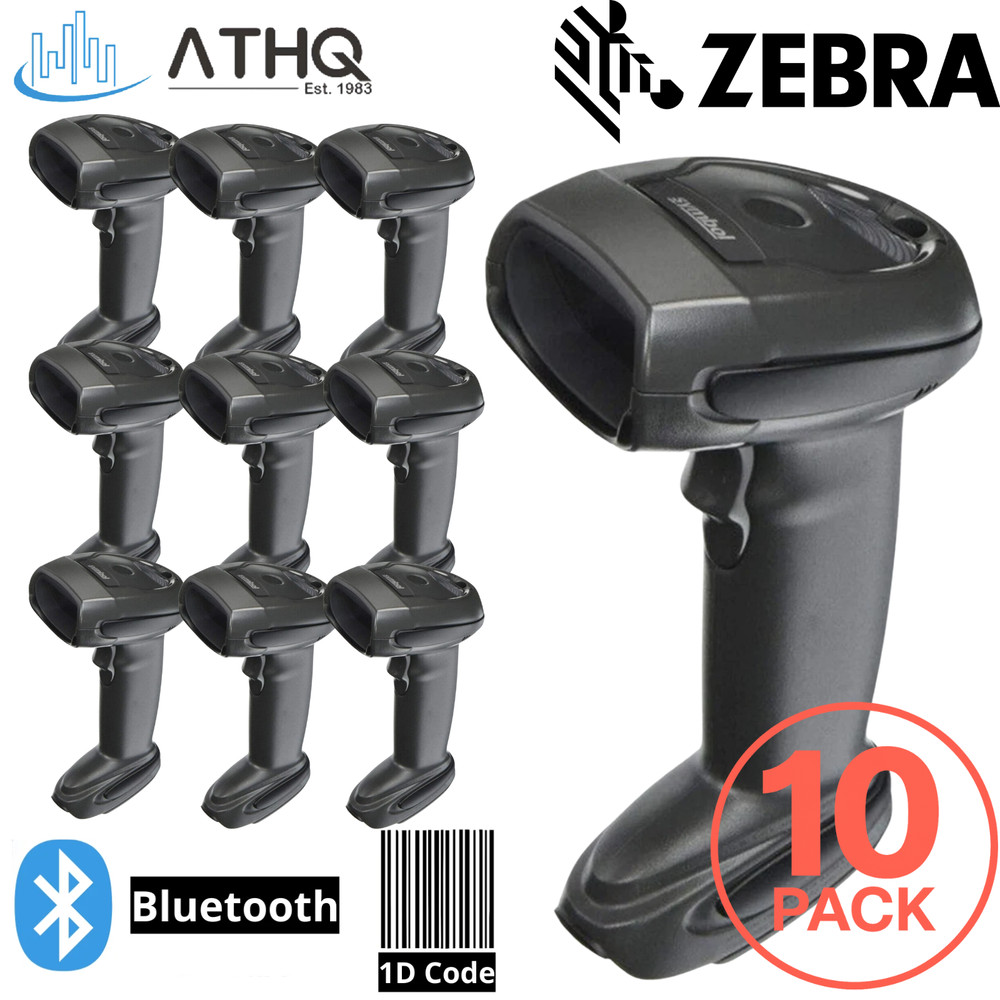PACK OF 10 Zebra LI4278 Bluetooth Wireless 1D POS Barcode Scanner Reader USB NEW