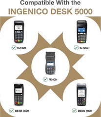 Thermal Paper Rolls for Ingenico Desk 3500, Desk 5000, Move 5000, , , DX8000 …