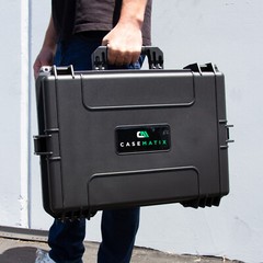 CASEMATIX Waterproof Travel Case for Square Register POS System with Case Only