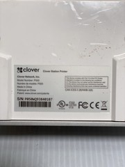 Clover Station C500 POS 1.0 System With Printer Point Sale P500 and Hub Locked