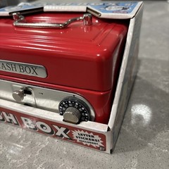 Steel Cash Box with Double Locks Combination & Key New