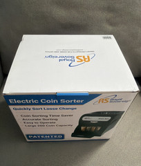 Royal Sovereign QS-1AC Electric Coin Sorter | 156 Coins/Min, Anti Jam Tech | NEW