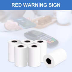 50 Rolls- 2 1/4 X 50 Thermal Receipt Paper Rolls- Fits All Pos Cash Registers, F