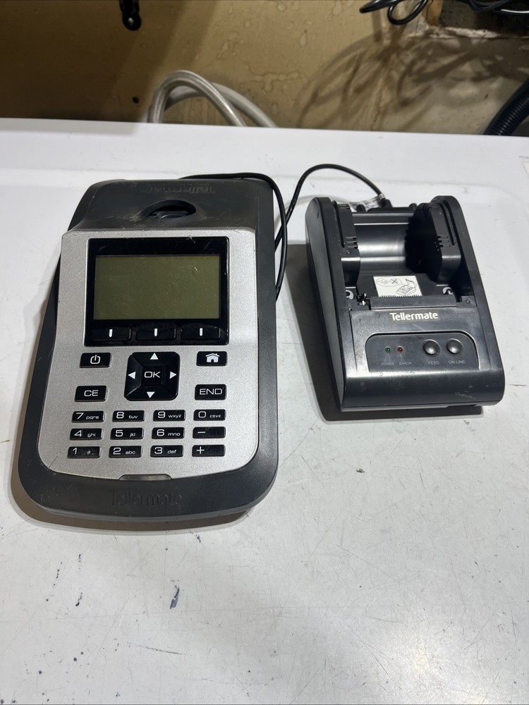 Tellermate T-iX 3500 Currency Money Counting Machine WITHOUT POWER CHORDS READ