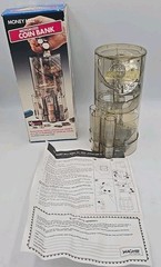 Magnif Money Mill Motorized Coin Sorter Bank Sorts Stacks Wraps 1994 WORKS USA