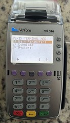 Verifone VX520 VX 520 Credit Card Machine Terminal Reader Tested