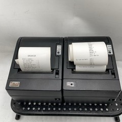 LOT OF 2 Wincor Nixdorf TH200E POS THERMAL PRINTER TESTED – NO POWER ADAPTER
