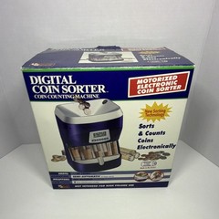 Mag-Nif 4860 Digital Coin Sorter & Counter, 240 coins/min, 50 Coin Capacity