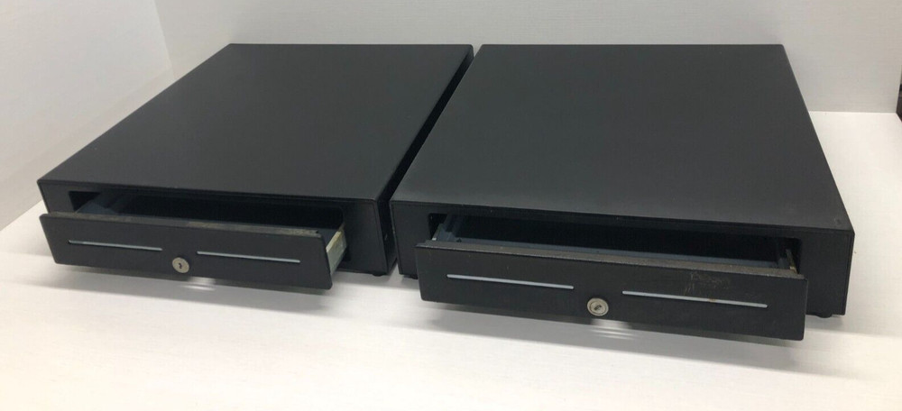 2 Touch Dynamic CD-BL-2000 Steel Cash Drawers Untested AS IS for Parts NO KEYS